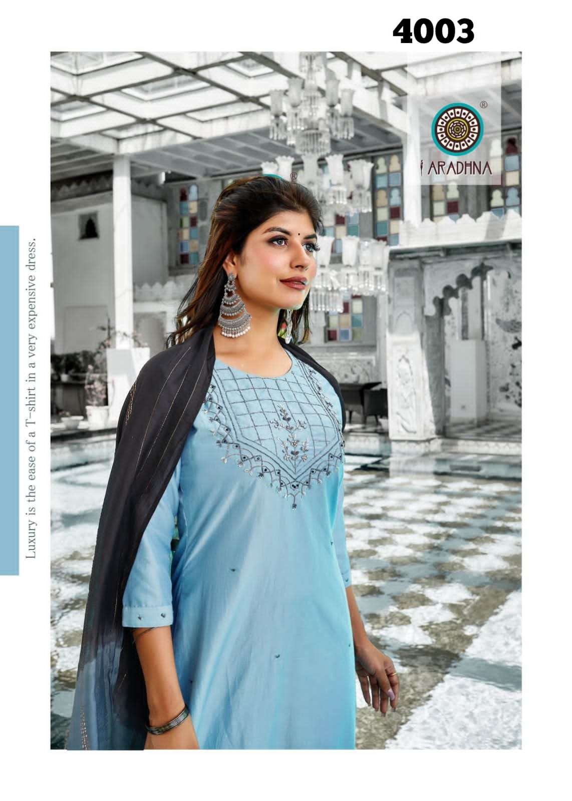 ARADHANA HANDWORK VOL-4 COTTON SILK 3PCS CATALOG