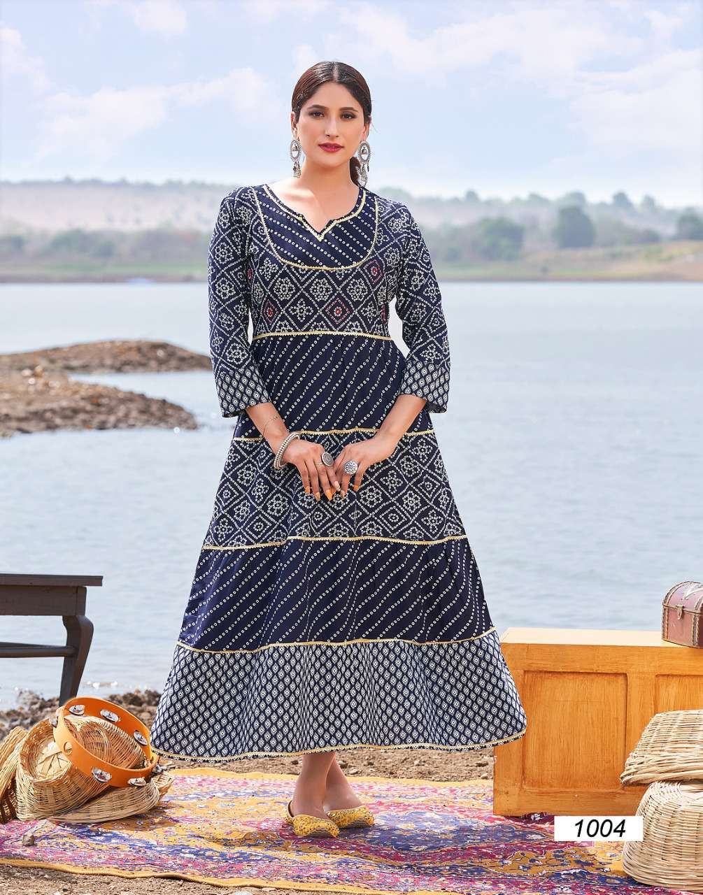 TEXOFAB  FAIRY STORY VOL-1 FLAIR GOWN D.NO-1004