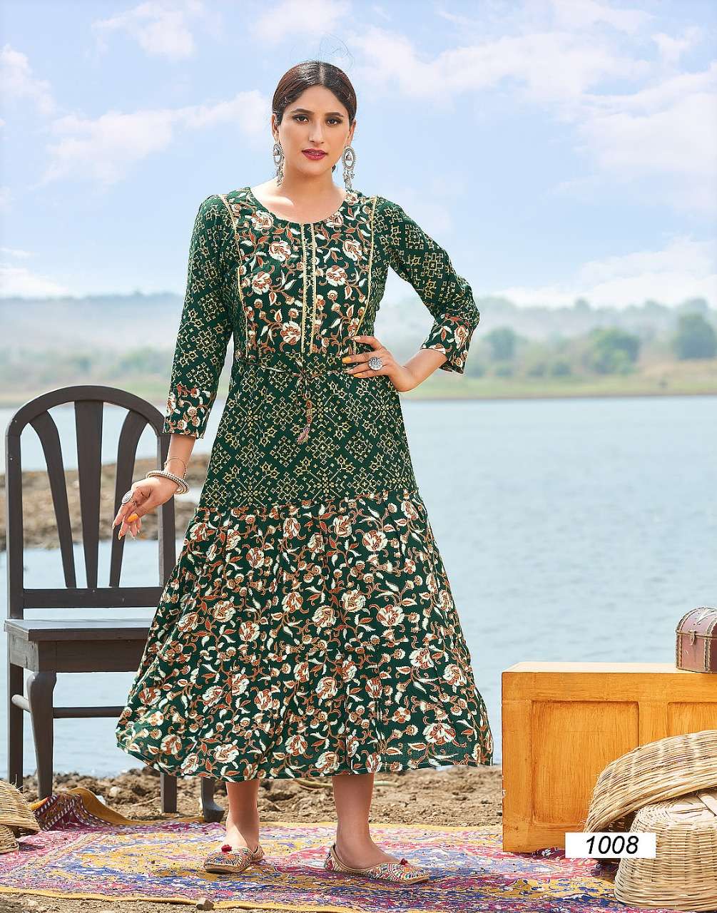 TEXOFAB  FAIRY STORY VOL-1 FLAIR GOWN D.NO-1008