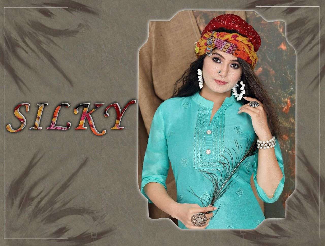 TEXOFAB RIYA SILLKY VOL-1 STRAIGHT KURTI CATALOG