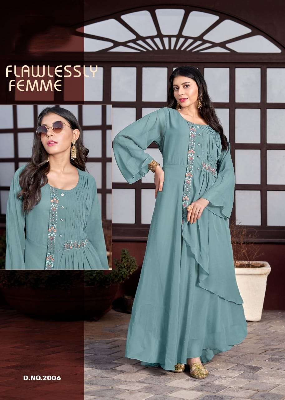 TEXOFAB SAKSHI GOWN D. NO-2006