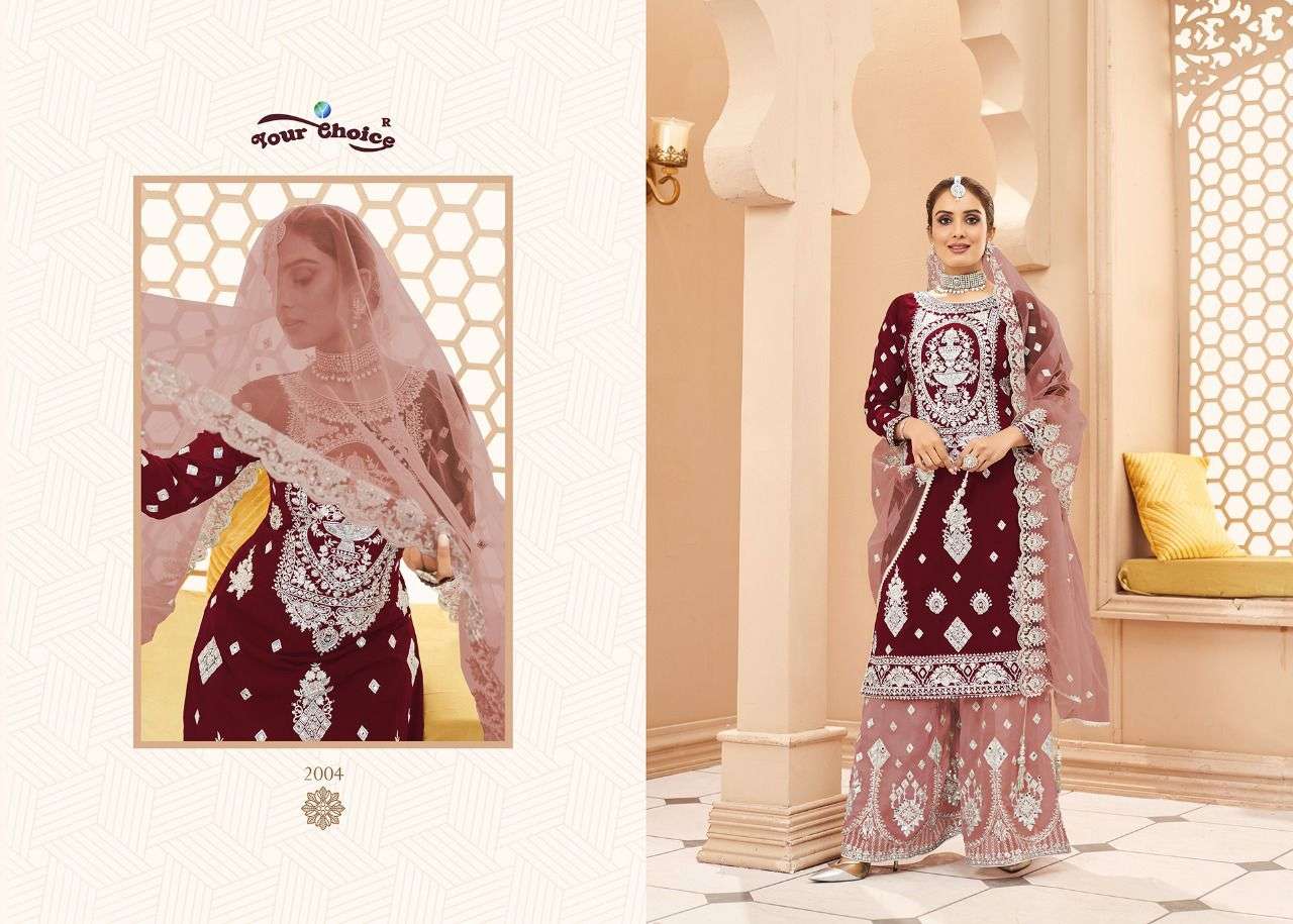 YOUR CHOICE AARZOO SHARARA KURTI CATALOG