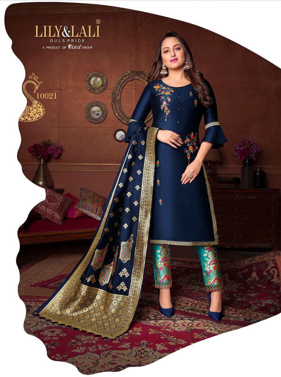 LILY & LALI MEENAKARI-2  D.NO-10021