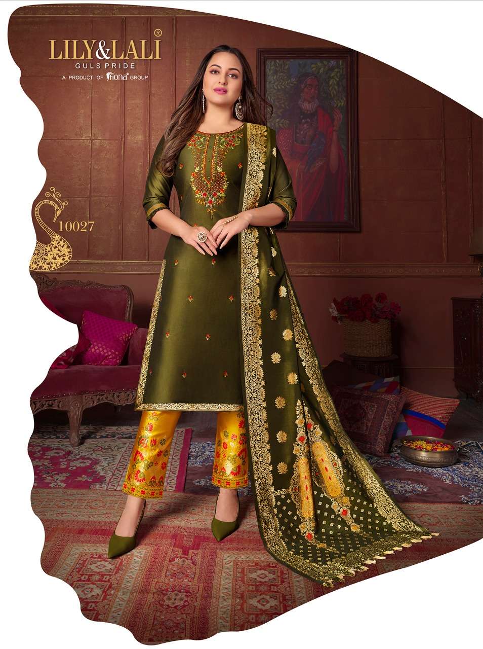 LILY & LALI MEENAKARI-2  D.NO-10027