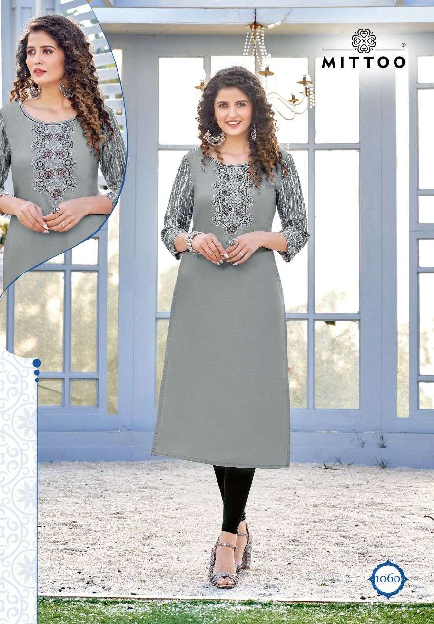 MITTOO PRINCE D.NO 1060 DESIGNER PRINTED KURTI