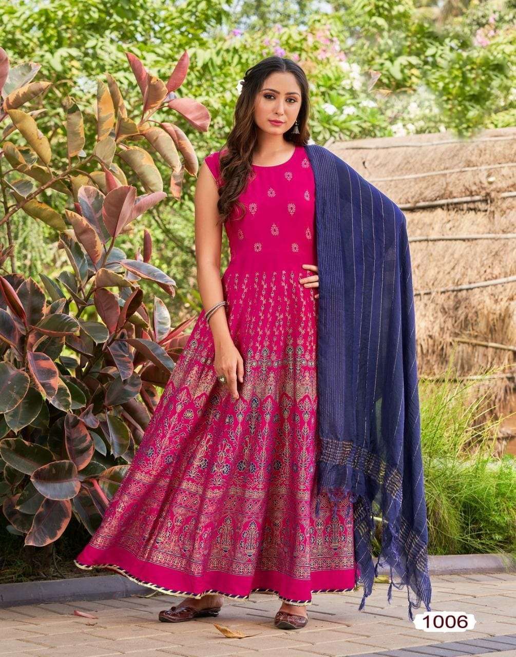 TEXOFAB  PANKHA VOL-2  D.NO-1006 KURTI 