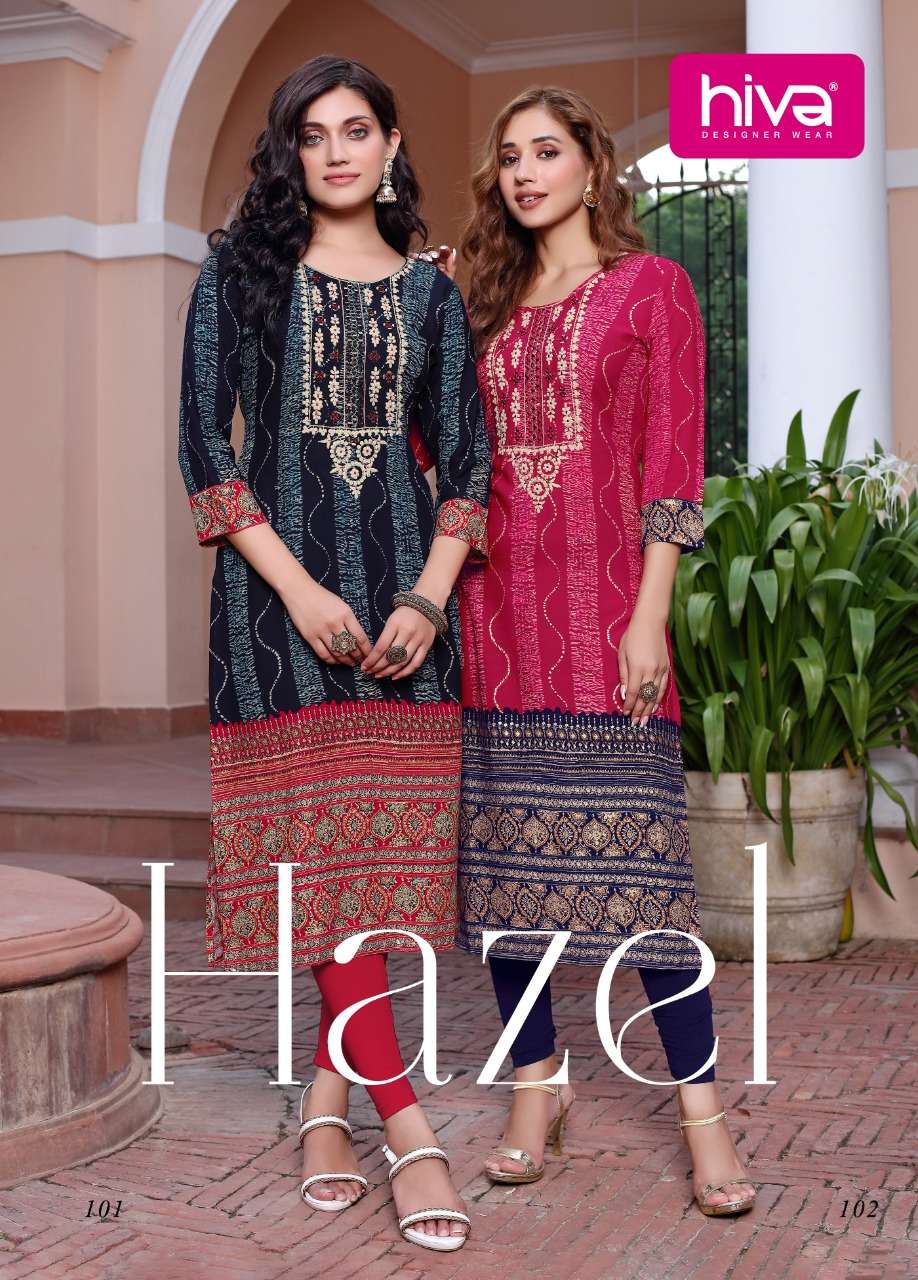 HAZEL BY HIVA PRESENTING FANCY KURTI