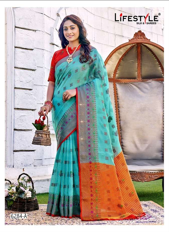 Buy Captivating Green Floral Printed Organza Party Wear Saree With Blouse  From Ethnic Plus