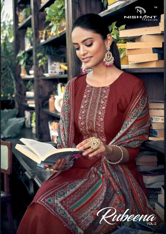 NISHANT FASHION PRESENT RUBEENA VOL 2 KURTI PANT WITH DUPATTA COLLECTION