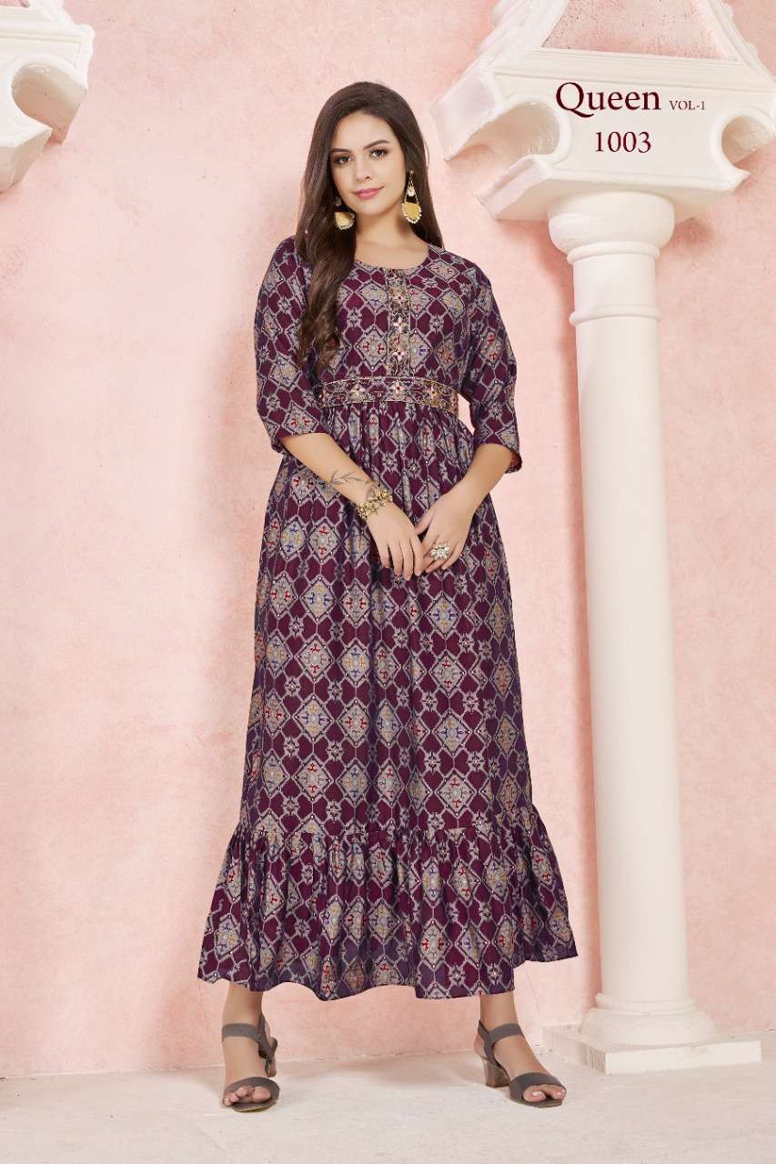 Queen VOL-1-1003 PREMIUM VISCOUSE SILK