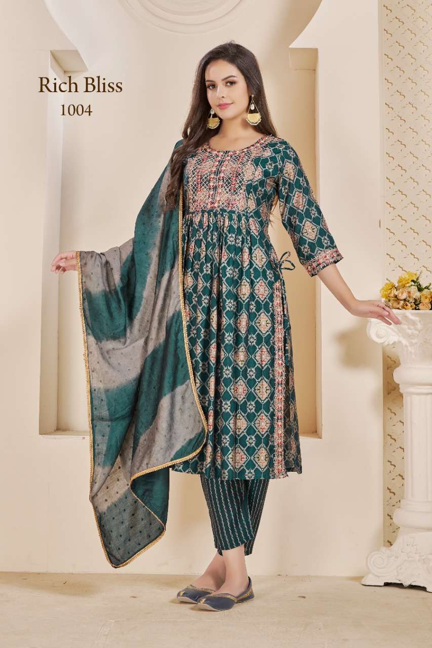 RICHBLISS VOL-1 PREMIUM VISCOUSE 3 PCS CONCEPT  1004