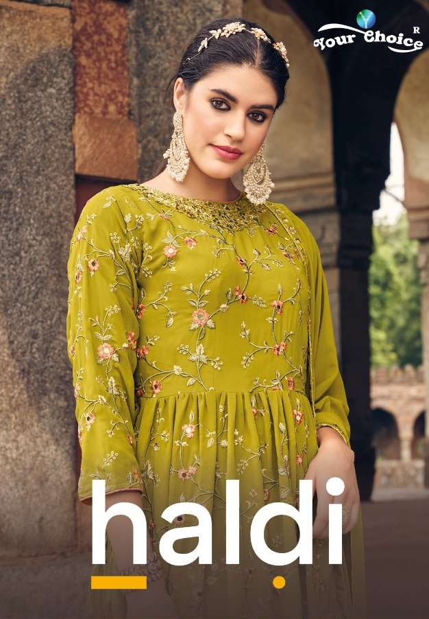 YOUR CHOICE PRESENT HALDI CATALOG GEORGETTE SUIT COLLECTION