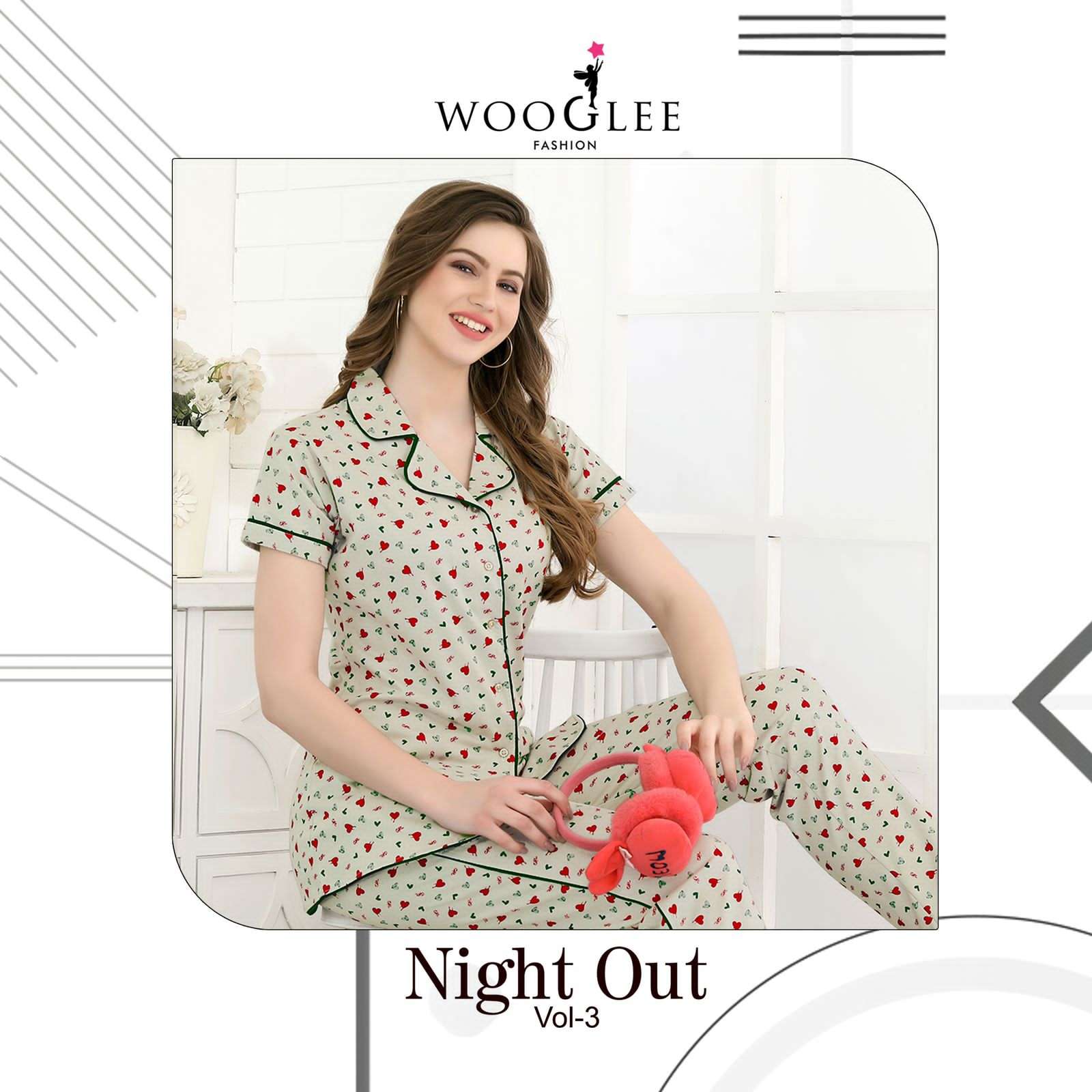 WOOGLEE PRESENT LAUNCHING THE NEW CATALOGUE NIGHT OUT VOL-03 2PCS CONCEPT TOP & BOTTOM COLLECTION- WHOLSALE DEALER SURAT