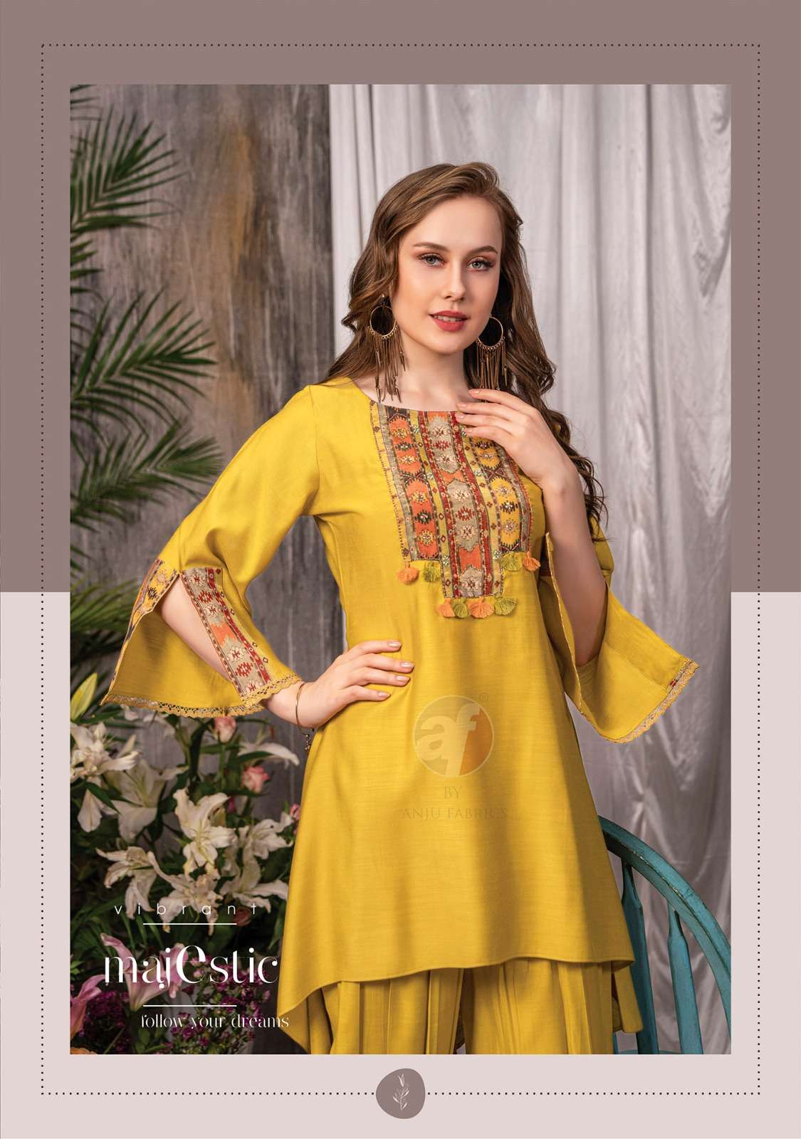 ANJU FABRICS PRESENTS NEW CATALOUGE FUSION VOL-3 D.NO.3414