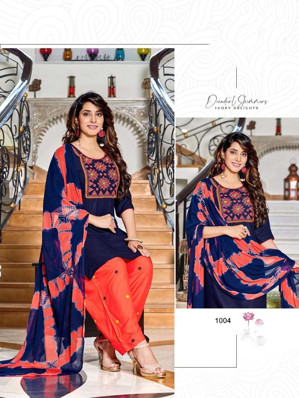 PAAVI LAUNCH NEW CATALOUGE PANKH VOL-3 DESIGN NO.1004