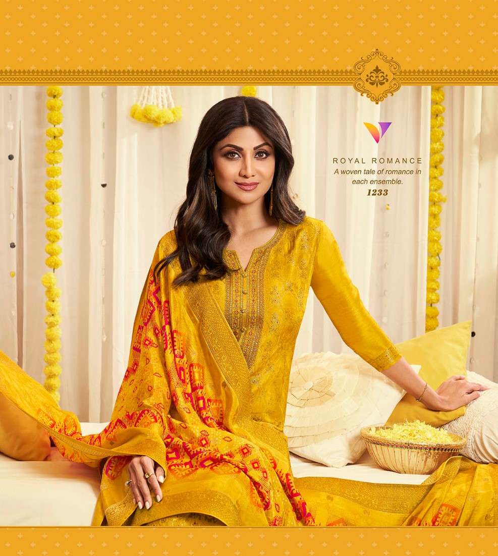 VATSAM PRESENTS  NEW CATALOUGE HALDI COLLECTION _ SHILPA  DESIGN NO. 1233