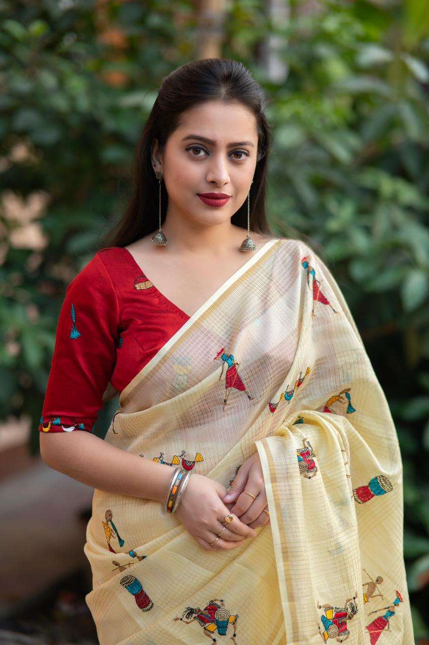 LUCACCI DESIGNER PRESENTS NEW CATALOUGE SUKANYA WORLI -5 COLOUR LGHT YELLOW