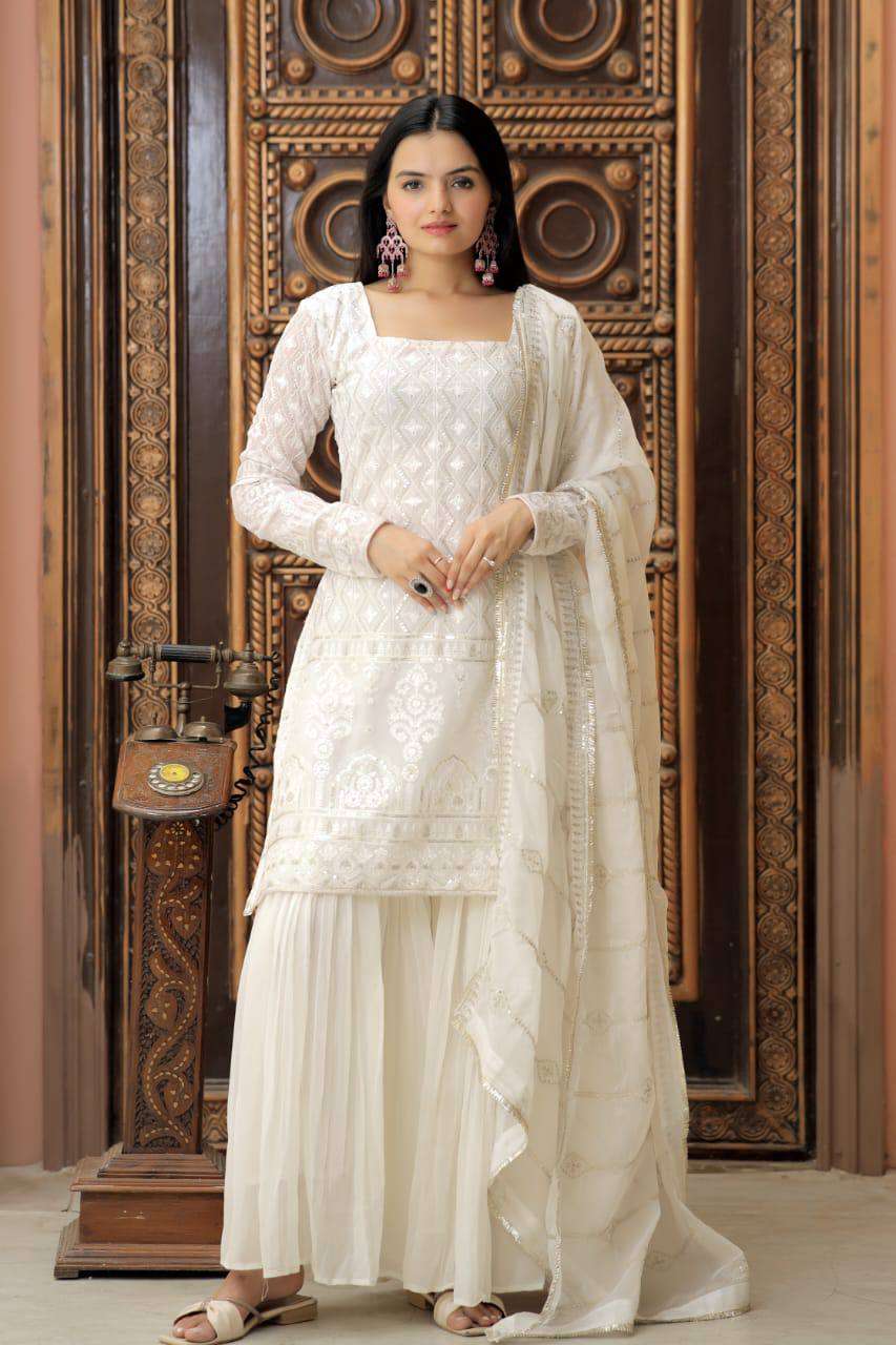 TEXO FAB LAUNCH NEW CATALOUGE  Code:- LW-9141 , WHITE COLOUR 