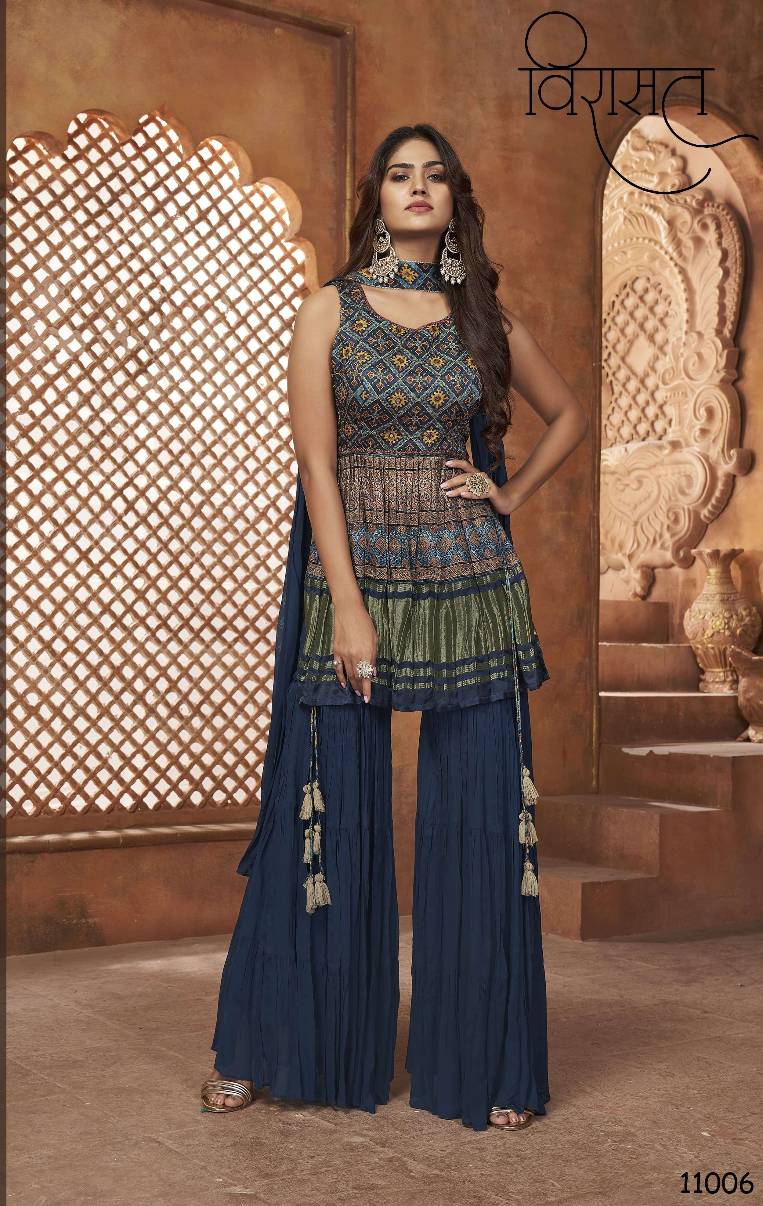 VEERASAT PRESENTS NEW CATALOUGE  NOOR VOL-02 DESIGN NO-11006