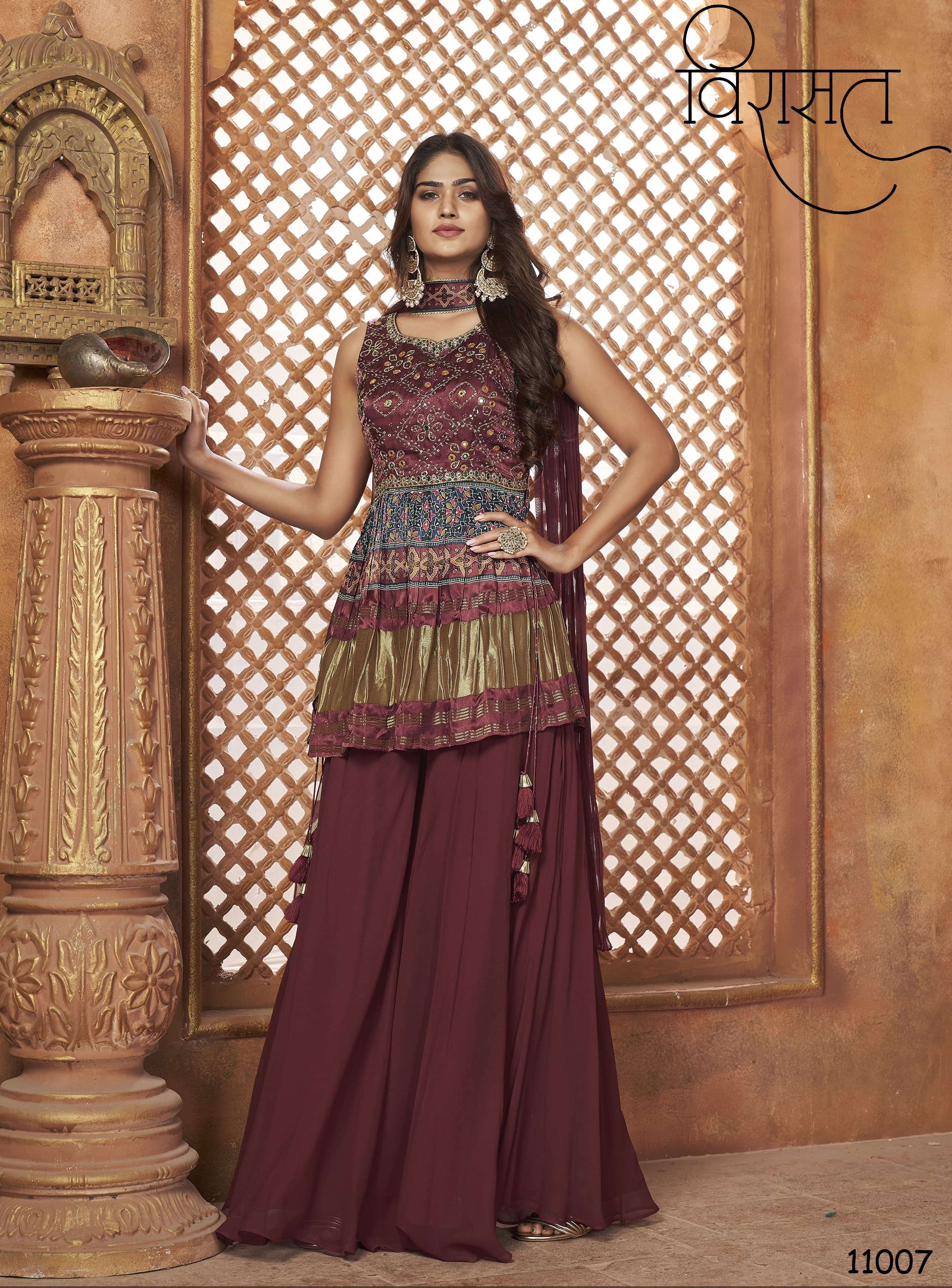 VEERASAT PRESENTS NEW CATALOUGE  NOOR VOL-02 DESIGN NO-11007