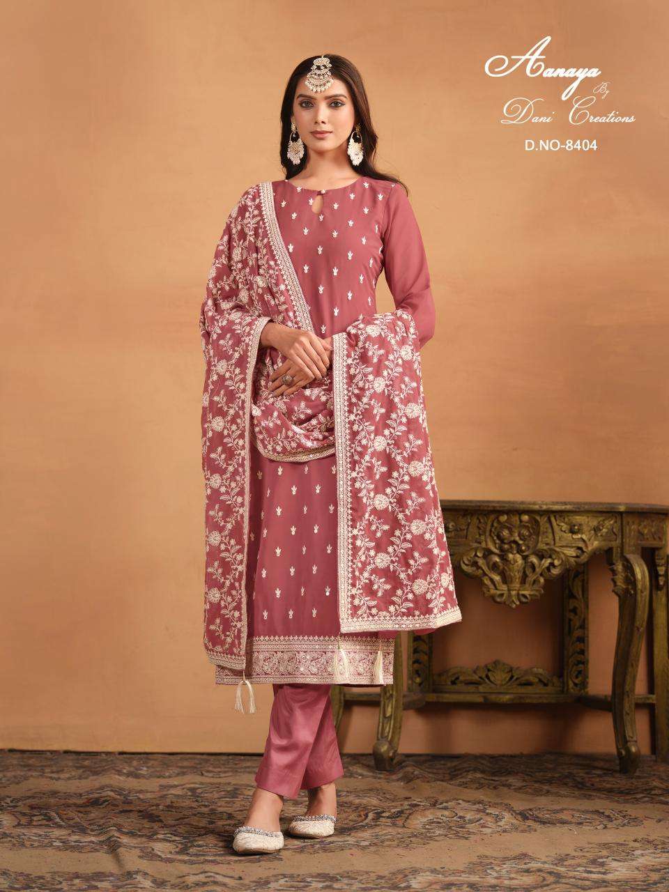 AANAYA PRERENST NEW CATALOUGE  AANAYA VOL-184 DESIGN NO-8404