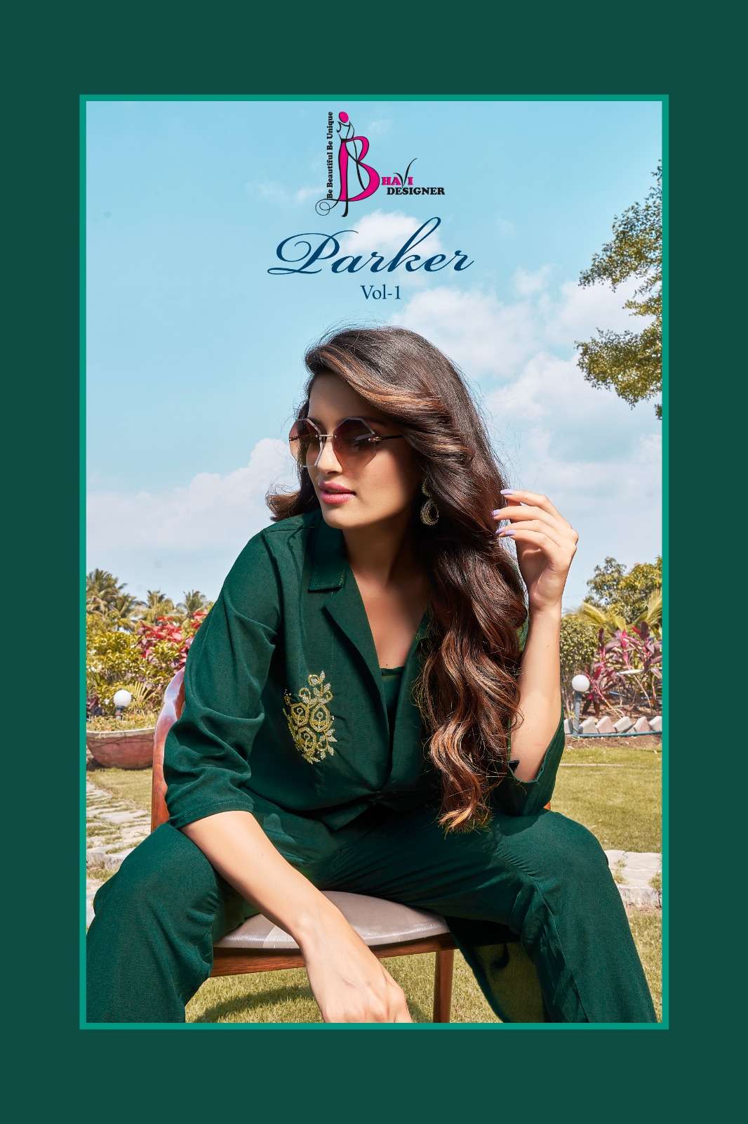 BHAVI DESIGNER PRESENTS NEW SINGLE PIECE CATALOUGE PARKER VOL-1 DESIGN NO-1001