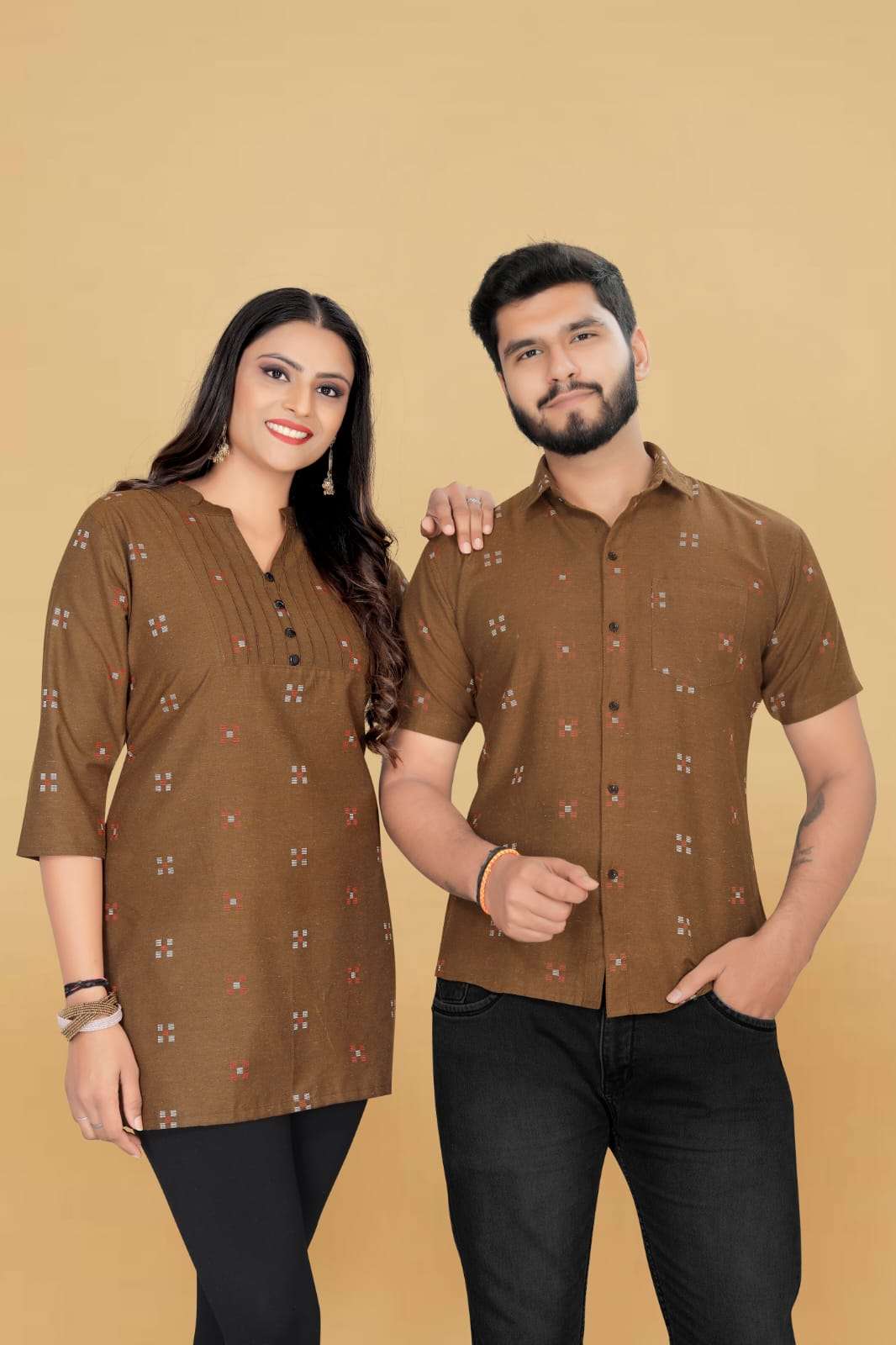 TEXOFAB PRESENTS NEW CATALOUGE MANNAT -2 COMBO COLOR-BRN