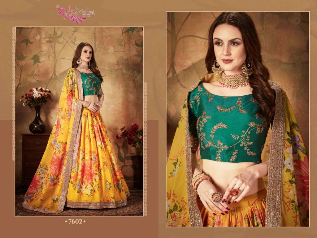 ZEEL CLOTHING PRESENTS NEW CATALOUGE FLORAL VOL-1 DESIGN NO-7602