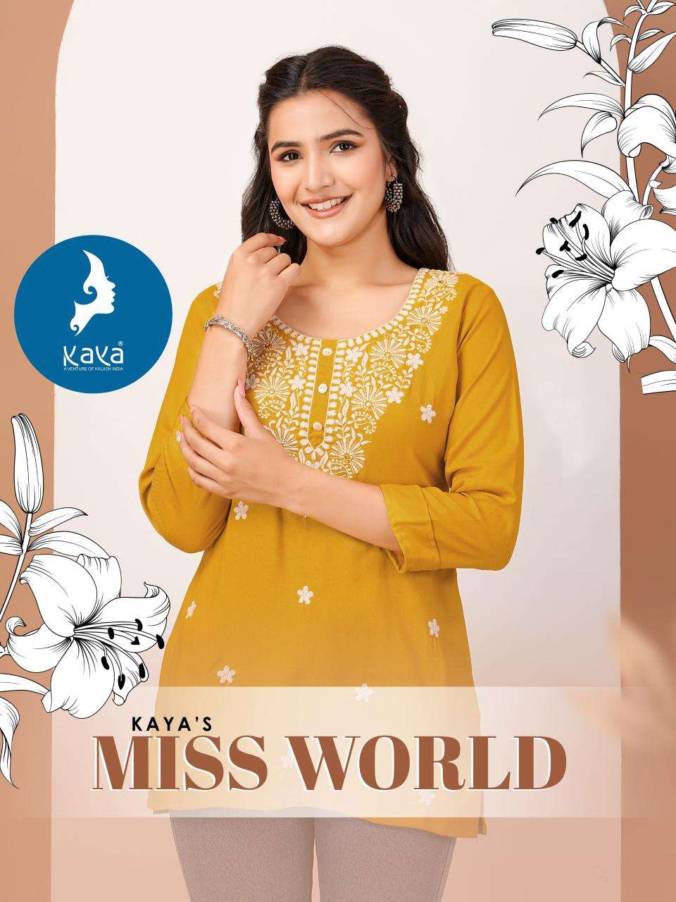 KAYA KURTI PRESENTS NEW CATALOUGE MISS WORLD