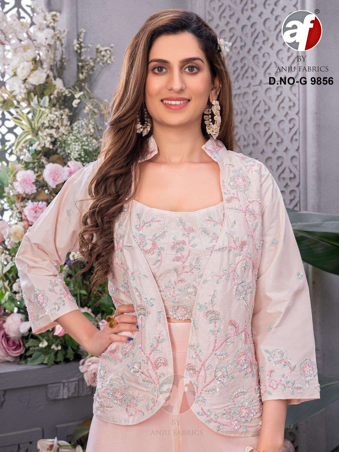 G -9856 DESIGN NO NEW DESIGN COMBO VOL-2 BY ANJU FABRICS 