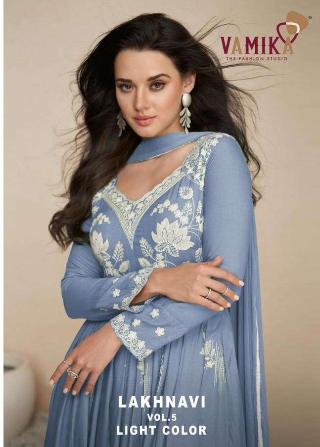 LAKHNAVI VOL-5 LIGHT COLOR BY VAMIKA 