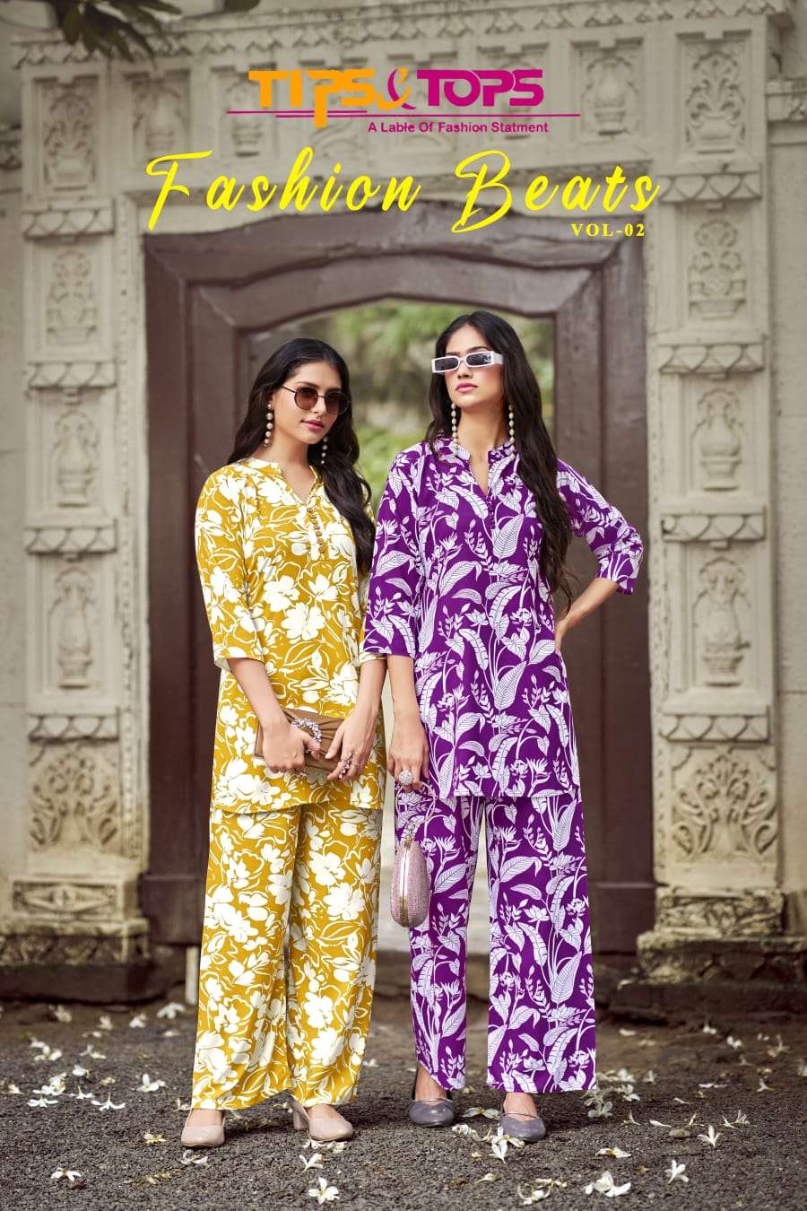 FASHION BEATS VOL-2 BY TIPS & TOPS HEAVY RAYON PRINT STYLISH CO-ORD SET 