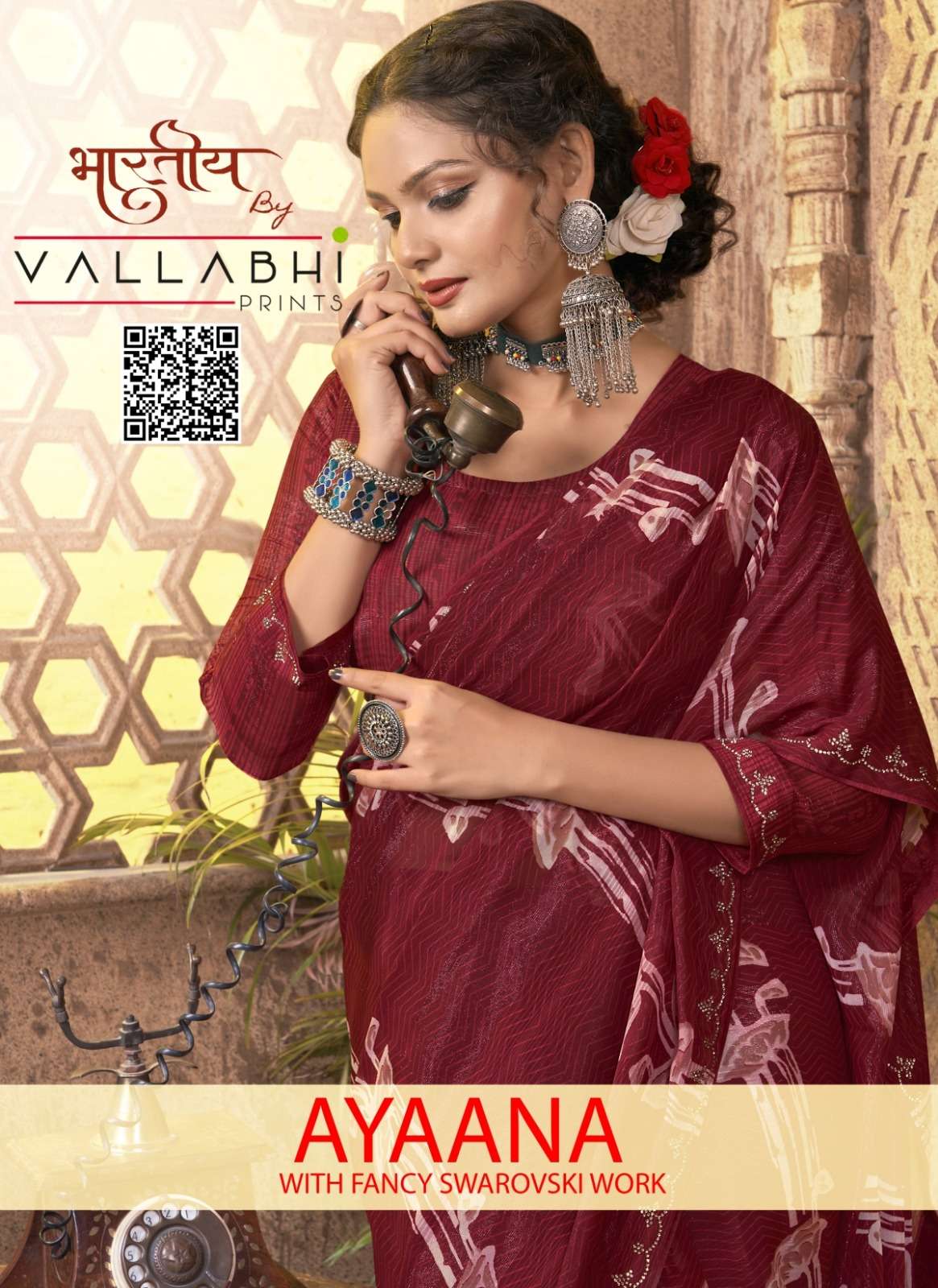 AYAANA BY VALLABHI GEORGETTE PRINTED SAREE COLLECTION 