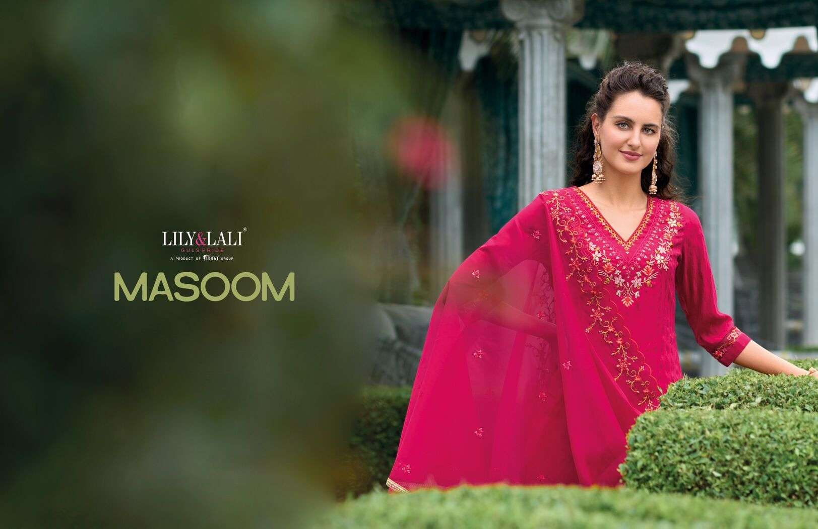 MASOOM BY LILY & LALI VISCOSE SILK WITH COTTON LINING FESTIVE COLLECTION KURTI PANT WITH DUPATTA 