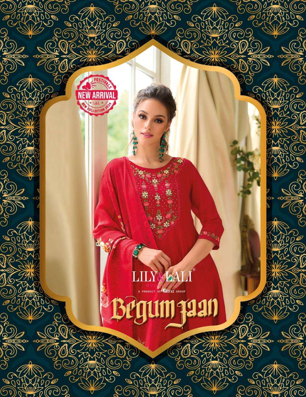 BEGUMJAAN VICHITRA SILK BY LILY & LALI 