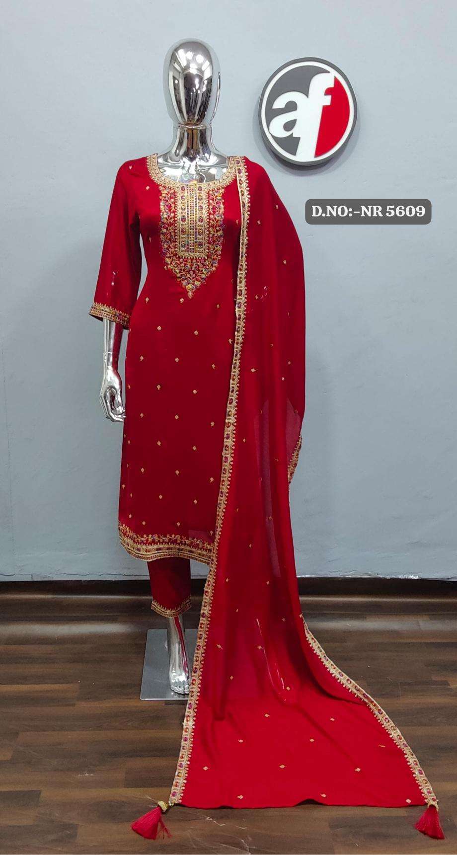 DESIGN NO-5608 VICHITRA SILK BY ANJU FABRICS 