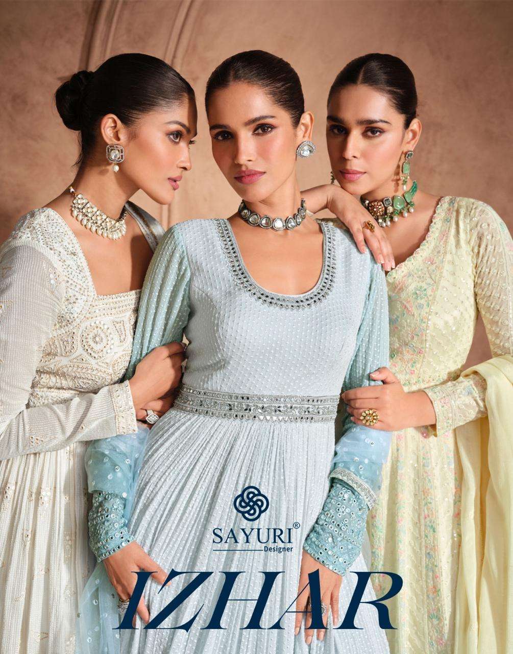 IZHAAR REAL GEORGETTE BY SAYURI DESIGNER 