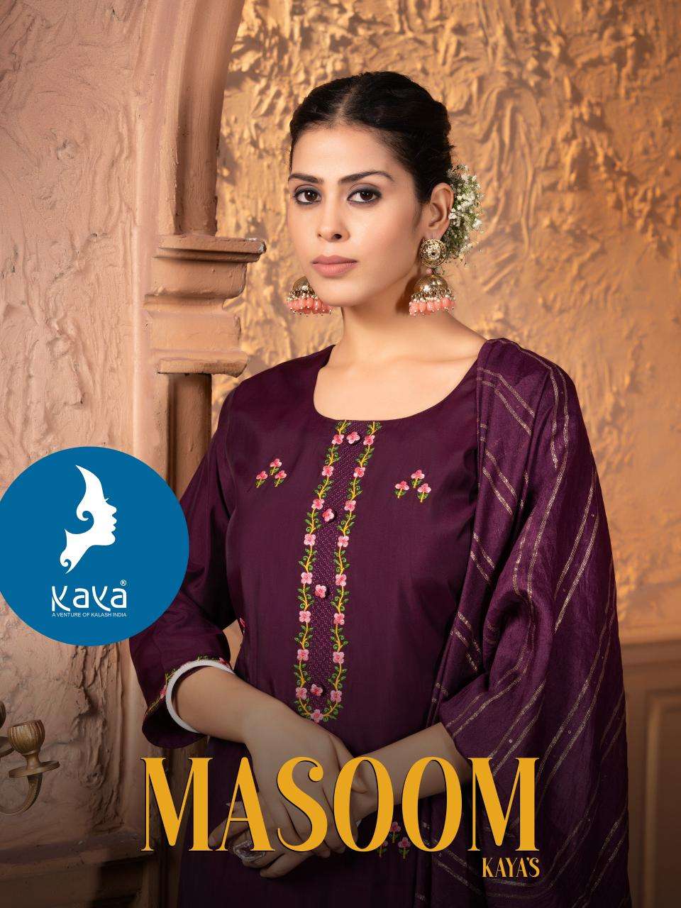 MASOOM ROMAN SILK BY KAYA KURTI 