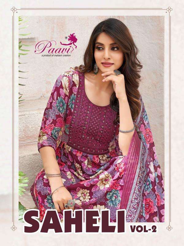 SAHELI VOL-2 HEAVY RAYON BY PAAVI 