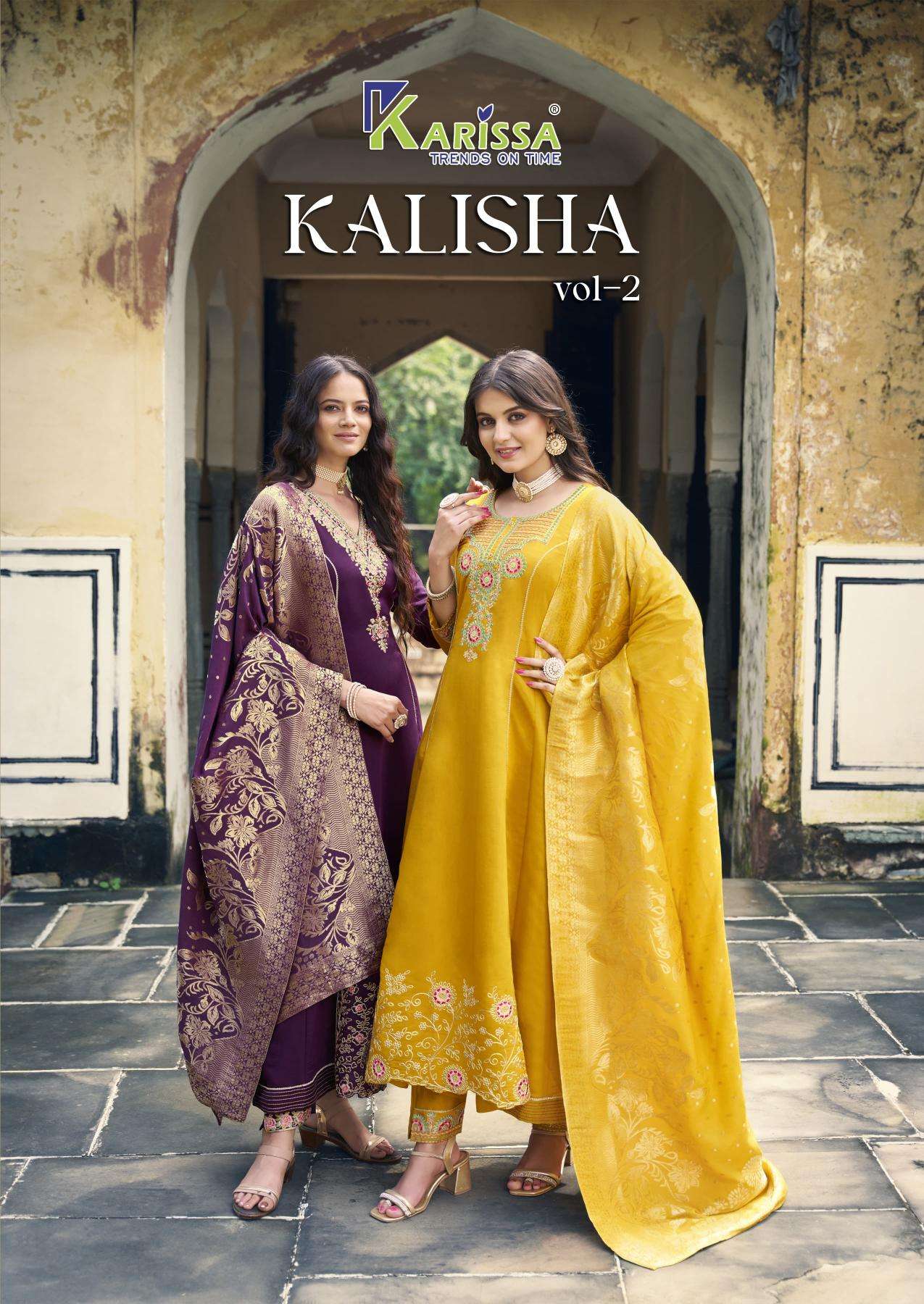 KALISHA VOL-2 PURE VISCOSE ROMAN SILK BY KARISSA 