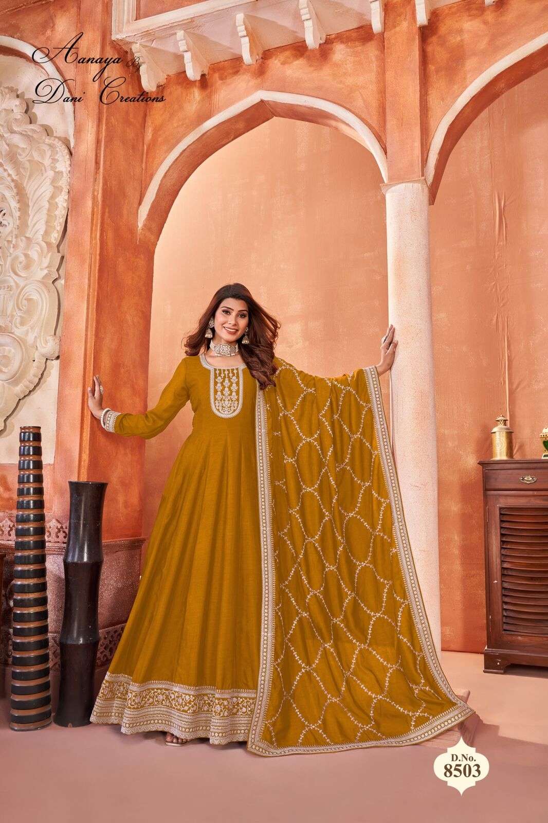 AANAYA VOL 185 BY DANI CREATION IN ART SILK  WITH SANTOON INNER 