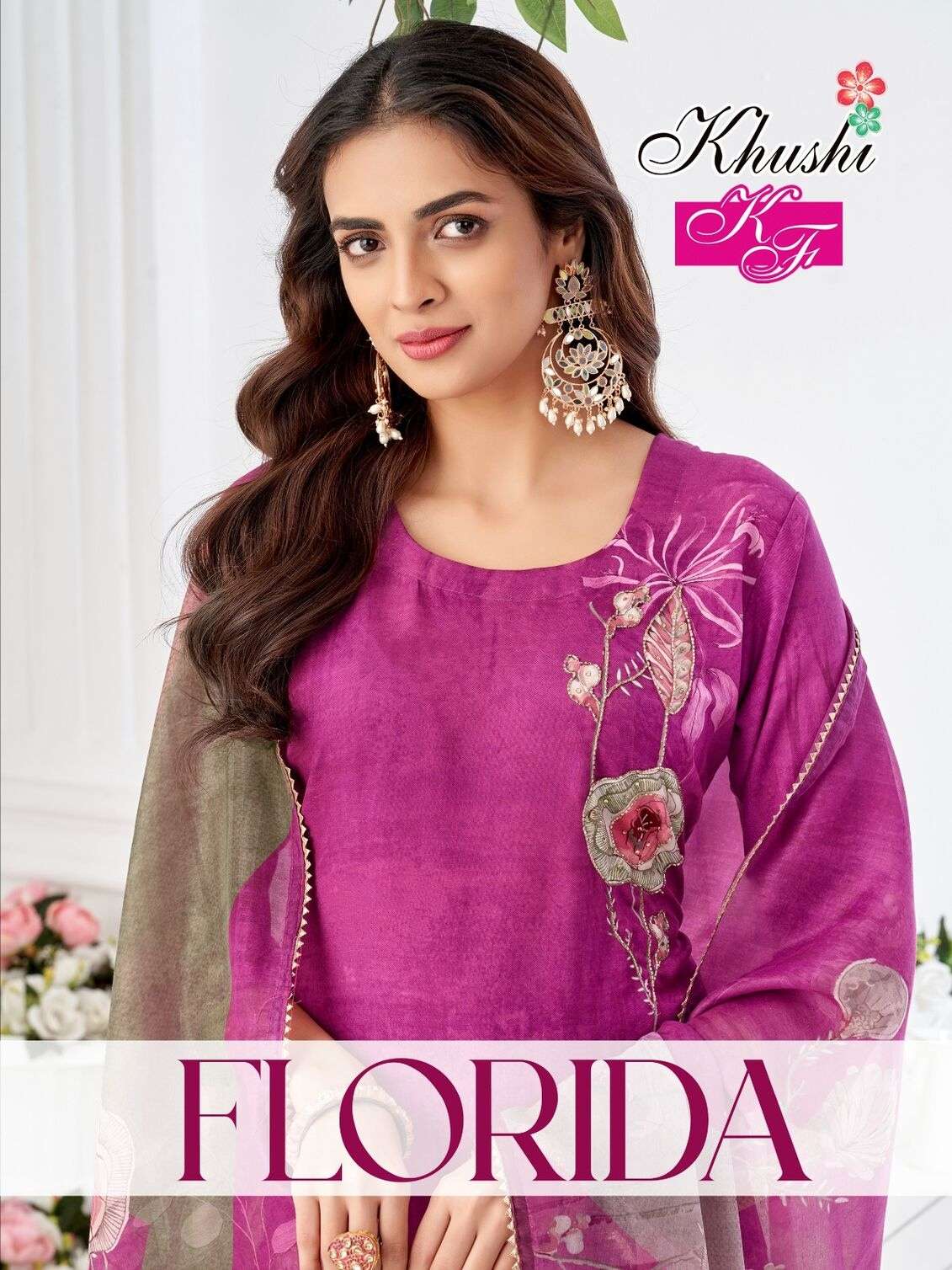 FLORIDA BY KF FASHION IN MUSLIN KURTI PANT SET WITH DIGITAL PRINT DUPATTA