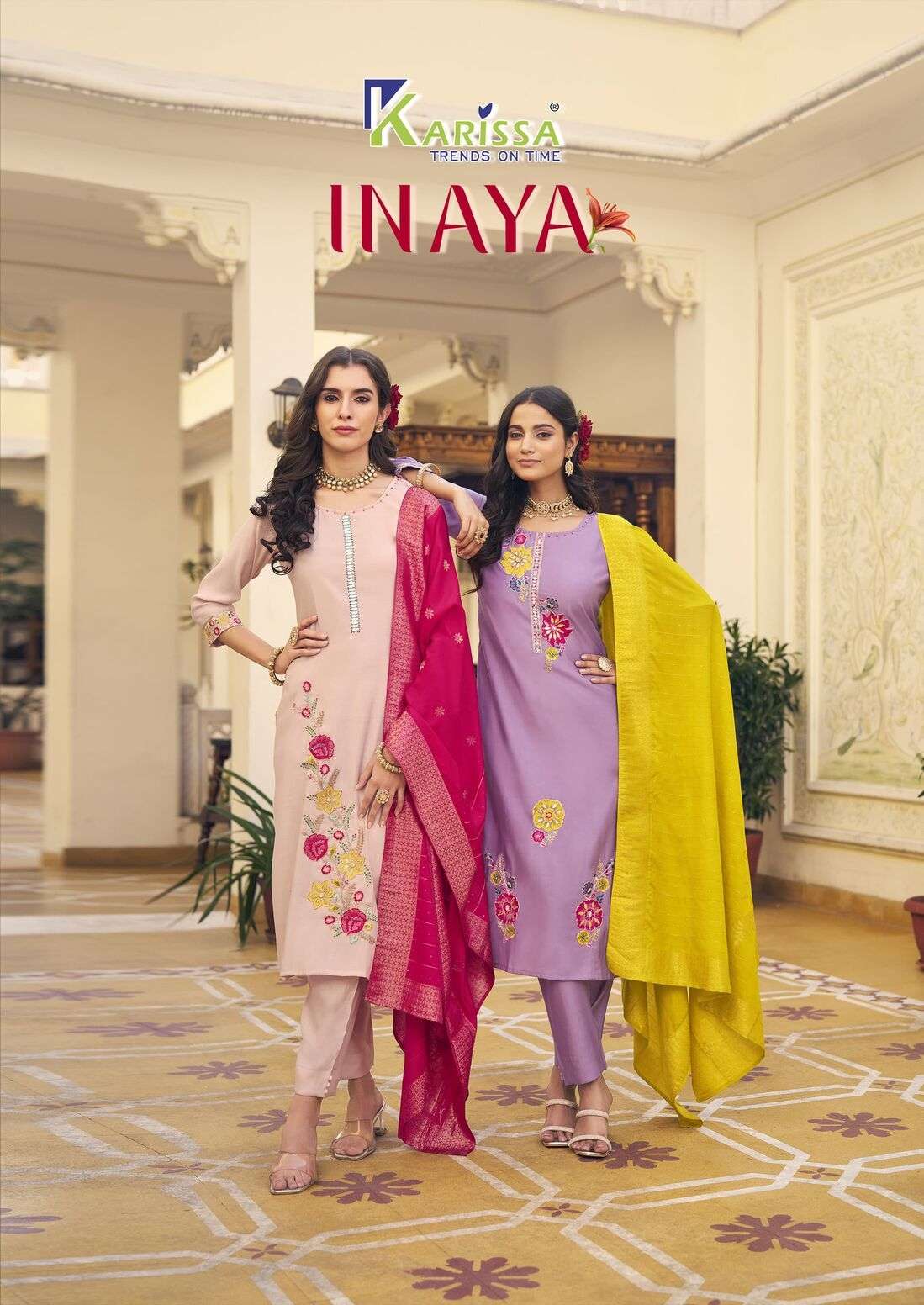 INAYA BY KARISSA IN PREMIUM HEAVY VISCOSE ROMAN WITH TOP COTTON MALL FULL INNER