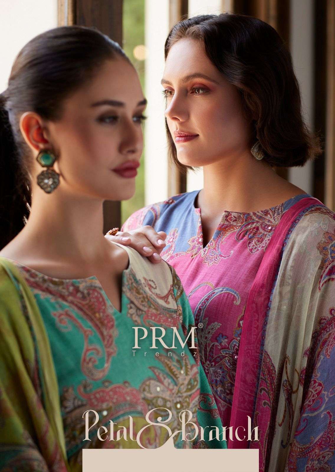 PETAL BRANCH BY PRM TRENDZ IN PURE JAMM COTTON WITH FENCY HEND WORK WITH DIGITAL PRINT 