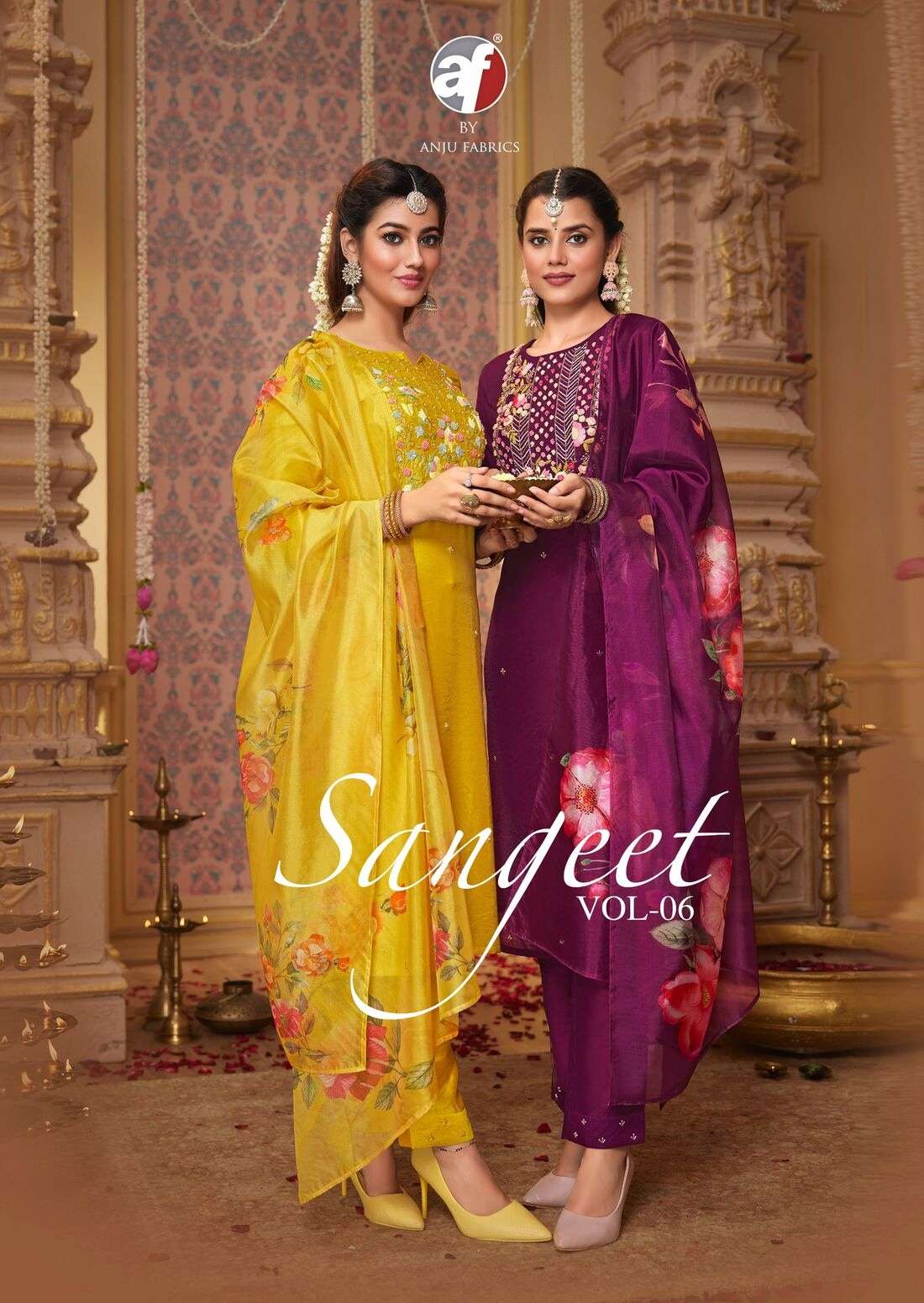 SANGEET VOL-6 BY ANJU FABRICS IN VISCOSE MODAL WITH PURE HANDWORK