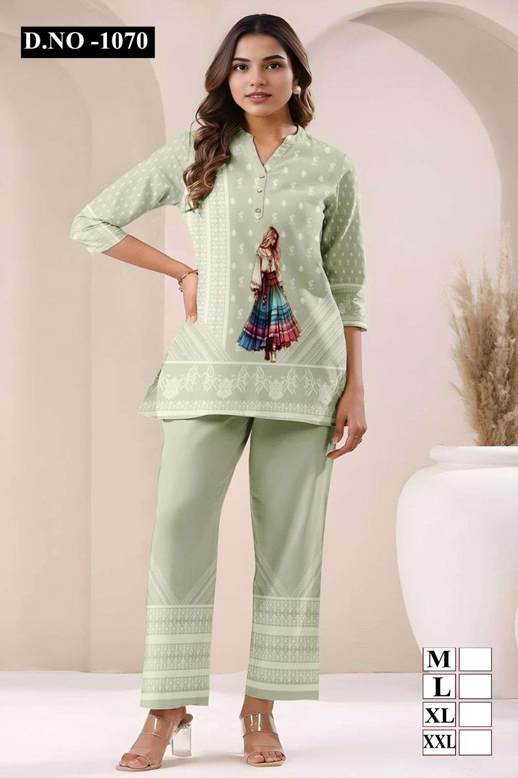 D.NO :- 1066 TO 1071 BY TEXOFAB IN RAYON FABRIC TRAVEL CO-ORD SET WITH COMFORT FIT 