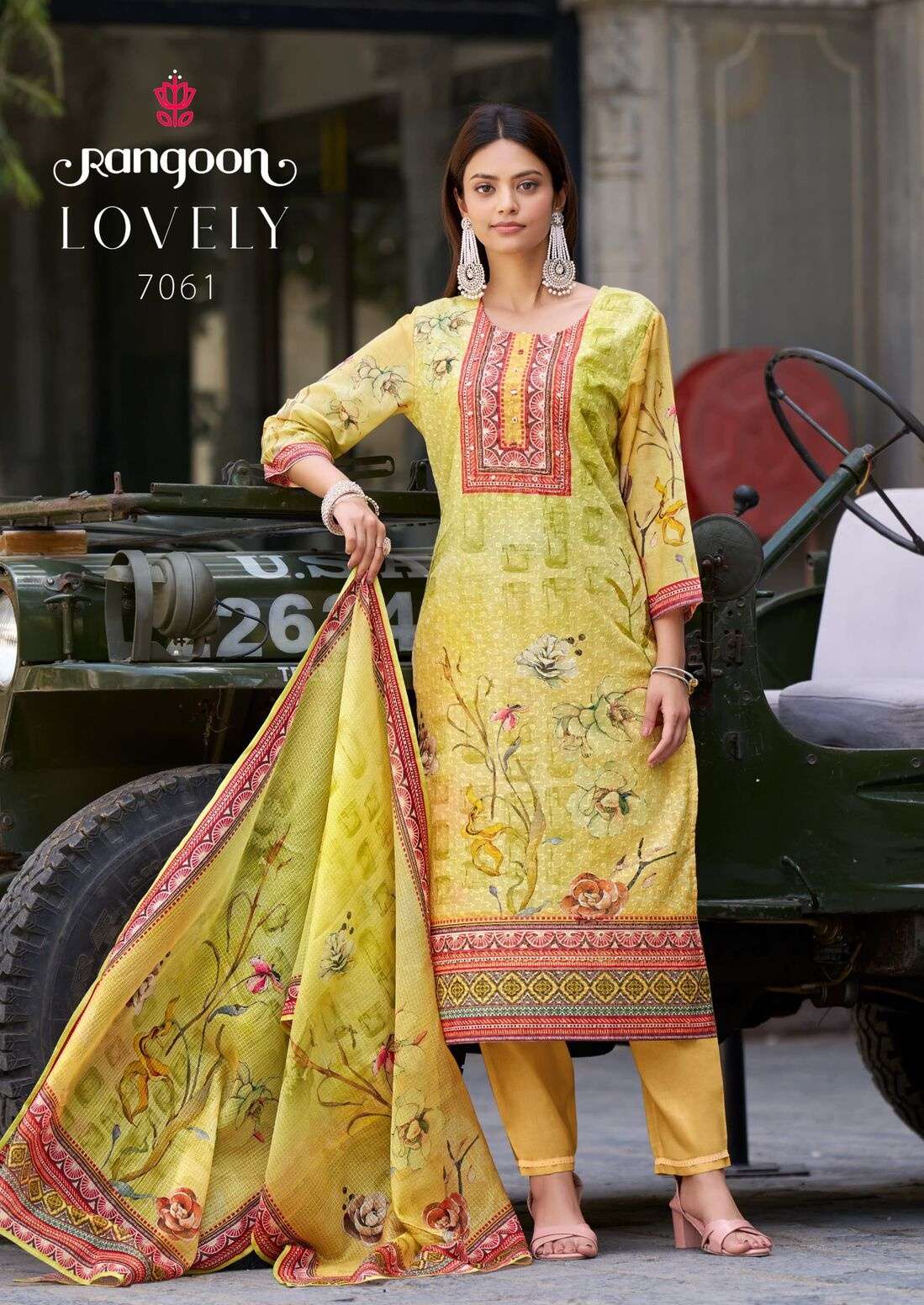 LOVELY BY RANGOON IN PURE COTTON CHIEFLY WITH DIGITAL PRINT & KHATRI HANDWORK 