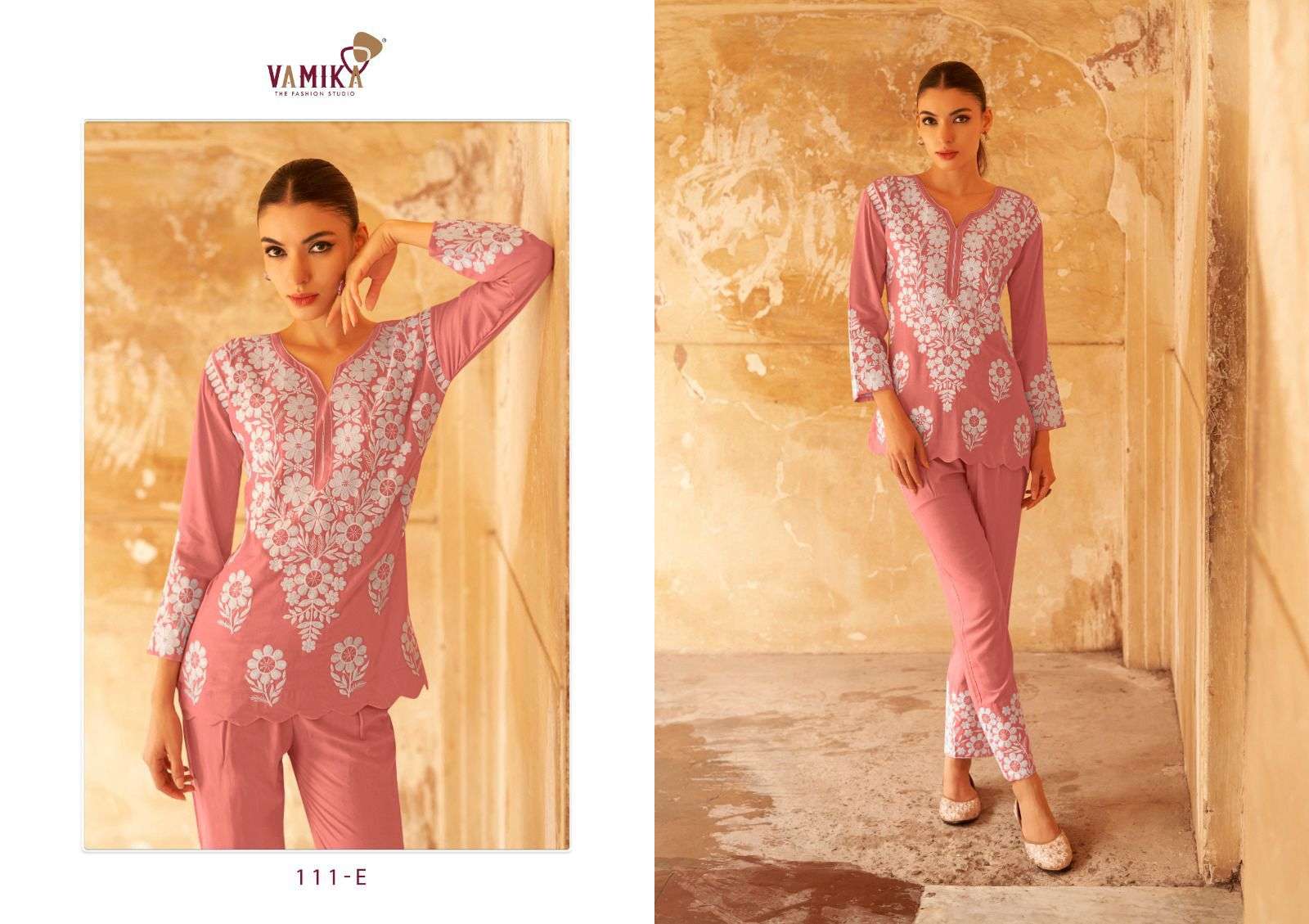 VERONICA VOL-2 BY VAMIKA IN HEAVY RAYON WITH SEQUINS WORK WITH SUPER HIT CO-ORD SET