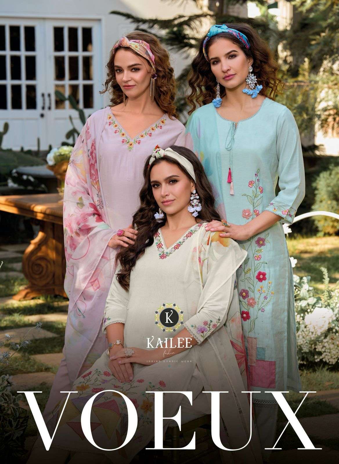 VOEUX BY KAILEE FASHION IN PURE VISCOSE FULLY INNER COTTON WITH HAND WORK 