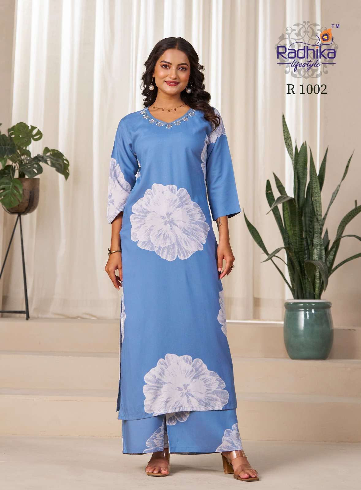 VOL-1 BY RADHIKA LIFE STYLE IN RAYON DISCHARGE PRINT COMBO PACKING 